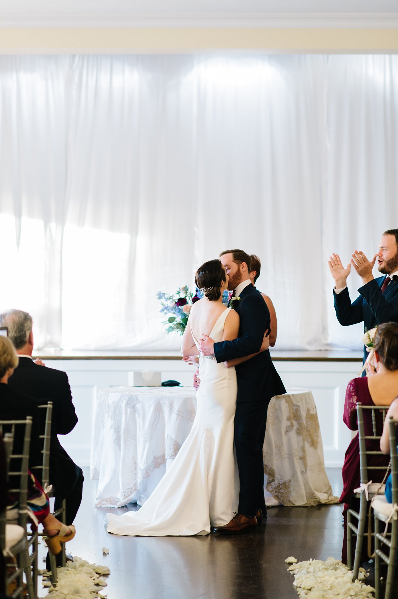 orange & purple oktoberfest wedding - davis island garden