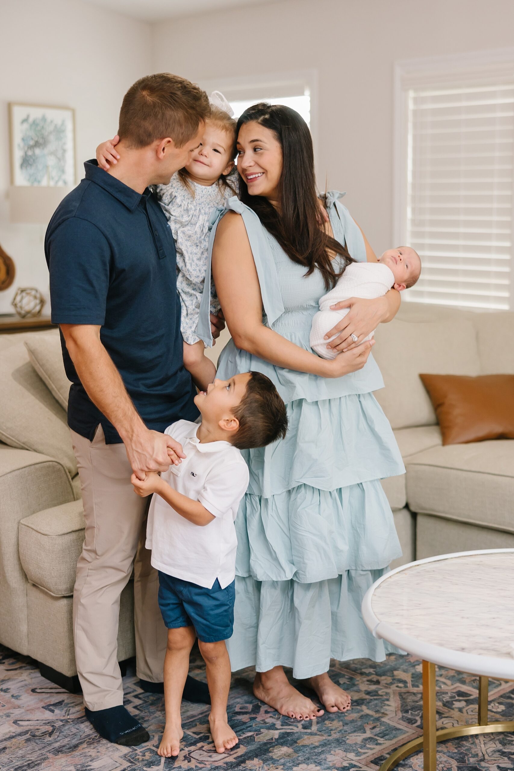 South Tampa in home lifestyle newborn photography